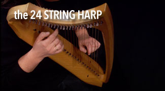 Harpe à 24 cordes
